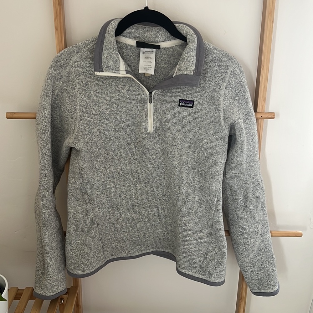 Patagonia better sweater 1/4 zip, woman’s size small